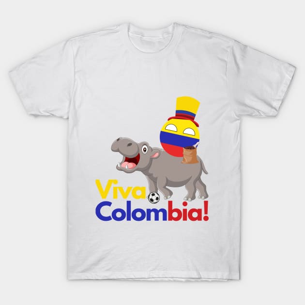 Viva Colombia Countryball T-Shirt by firstsapling@gmail.com